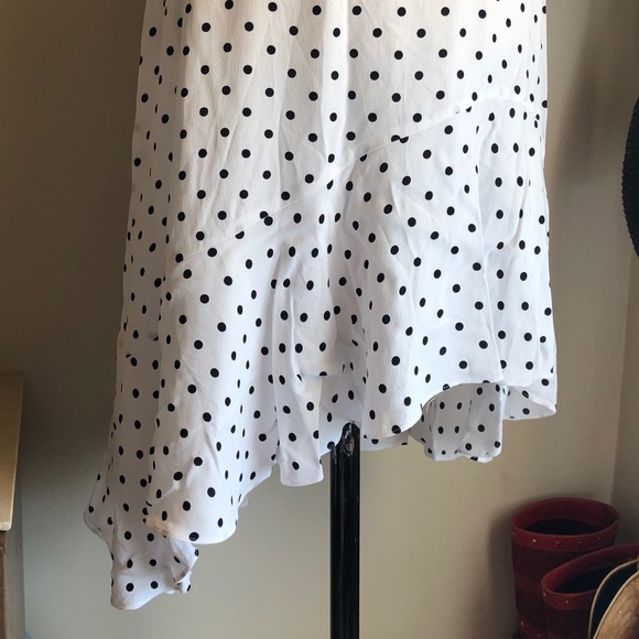 💕Pretty Club Monaco Polka Dot Ruffle Skirt Sz 8💕 - Picture 3 of 7
